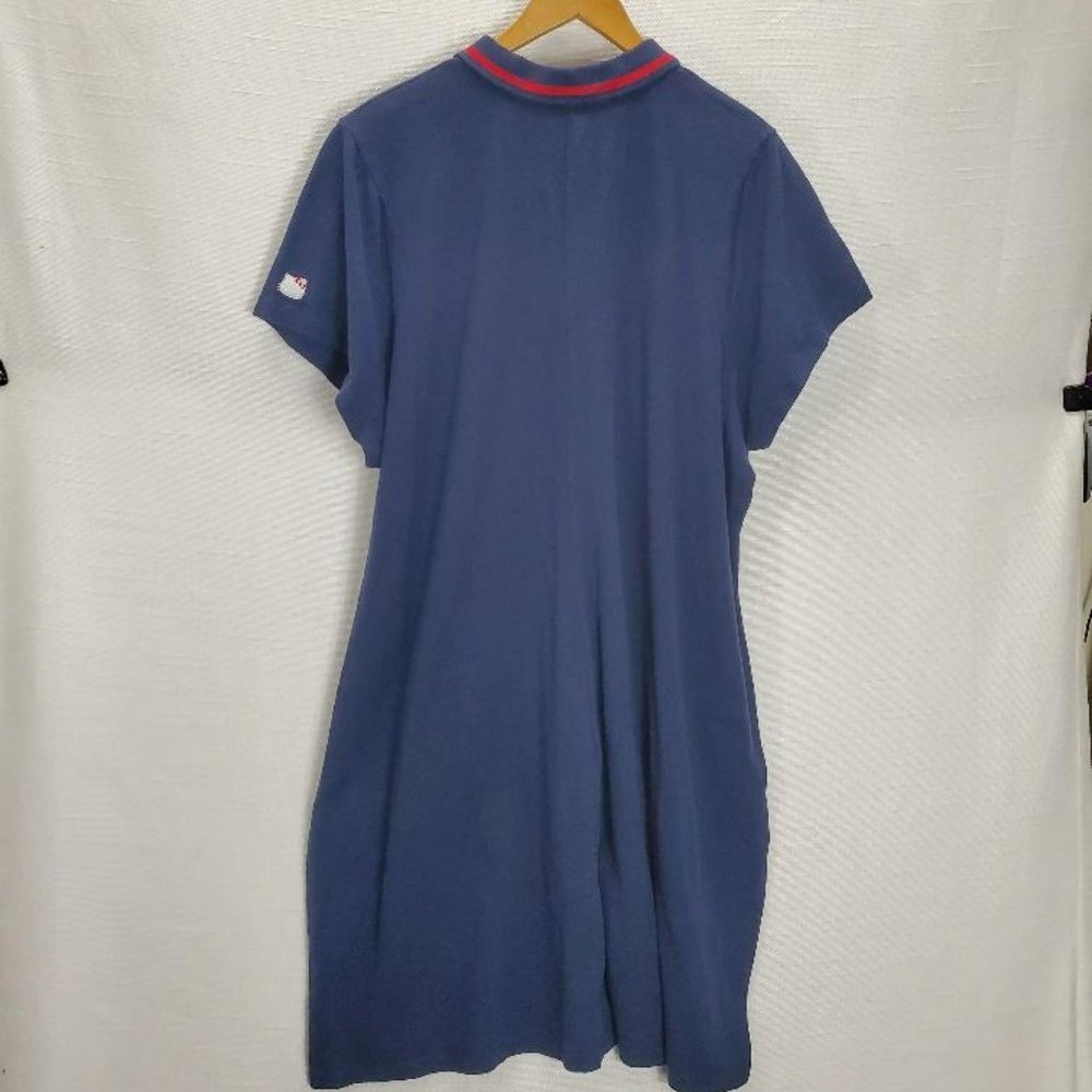 Hello Kitty Sanrio Dress Womens 4x Short Sleeve Polo Ribbed Knit Collar Pullover - Picture 3 of 6
